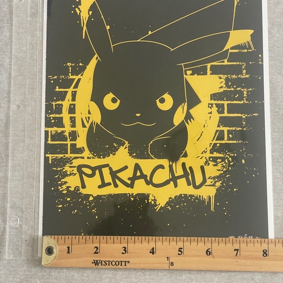 Pokemon Psyduck Ninetendo Full Art Posters Set of 2 8x11 in protective sleeve - Picture 8 of 12